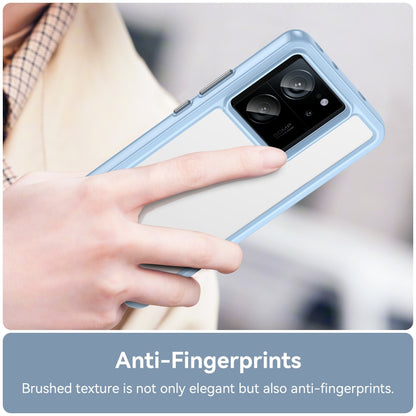 For Xiaomi Redmi K60 Ultra Colorful Series Acrylic Hybrid TPU Phone Case(Blue) - Xiaomi Cases by buy2fix | Online Shopping UK | buy2fix