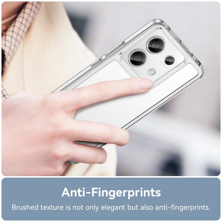 For Xiaomi Redmi Note 13 Pro 5G Colorful Series Acrylic Hybrid TPU Phone Case(Transparent) - Xiaomi Cases by buy2fix | Online Shopping UK | buy2fix