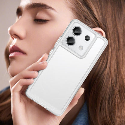 For Xiaomi Redmi Note 13 Pro 5G Colorful Series Acrylic Hybrid TPU Phone Case(Transparent) - Xiaomi Cases by buy2fix | Online Shopping UK | buy2fix