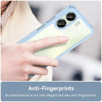 For Xiaomi Redmi 13C 4G Colorful Series Acrylic Hybrid TPU Phone Case(Blue) by buy2fix