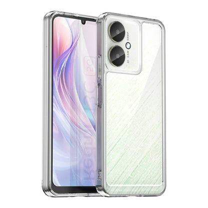 For Xiaomi Poco M6 5G Colorful Series Acrylic Hybrid TPU Phone Case(Transparent) - Xiaomi Cases by buy2fix | Online Shopping UK | buy2fix