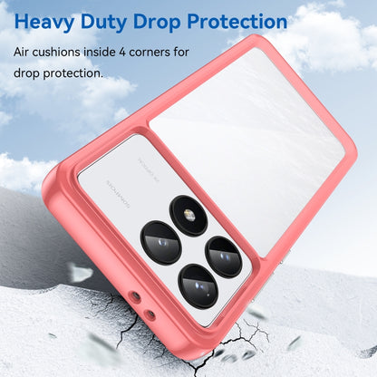 For Xiaomi Redmi K70 Pro Colorful Series Acrylic Hybrid TPU Phone Case(Red) - Xiaomi Cases by buy2fix | Online Shopping UK | buy2fix