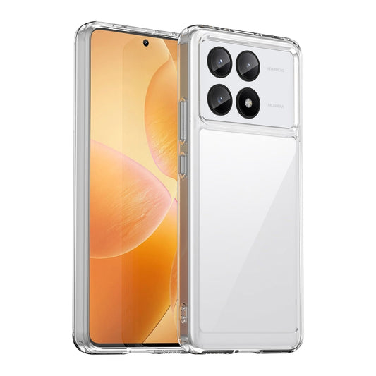 For Xiaomi Redmi K70E Colorful Series Acrylic Hybrid TPU Phone Case(Transparent) - Xiaomi Cases by buy2fix | Online Shopping UK | buy2fix