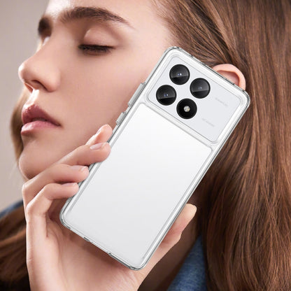 For Xiaomi Redmi K70E Colorful Series Acrylic Hybrid TPU Phone Case(Transparent) - Xiaomi Cases by buy2fix | Online Shopping UK | buy2fix