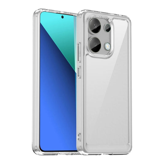 For Xiaomi Redmi Note 13 4G Global Colorful Series Acrylic Hybrid TPU Phone Case(Transparent) - Xiaomi Cases by buy2fix | Online Shopping UK | buy2fix