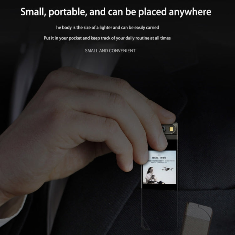 B40 2K Portable Mini Camera HD Video Recorder Support Loop Recording & Motion Detection(Silver) by buy2fix