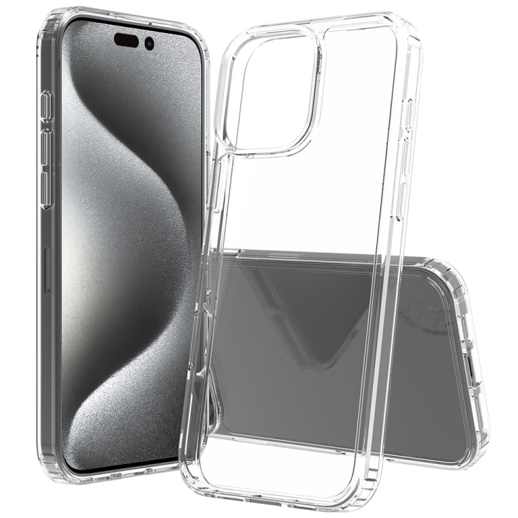For iPhone 16 Pro Max Scratchproof Acrylic TPU Phone Case(Transparent) by buy2fix