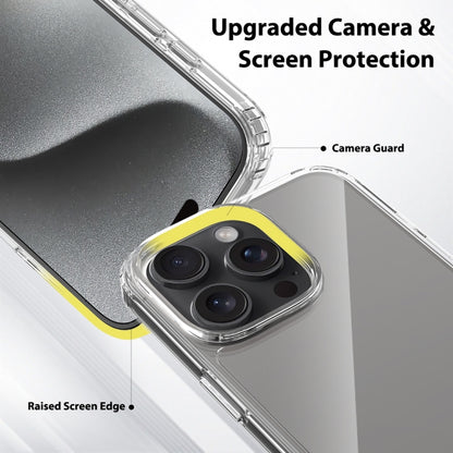 For iPhone 16 Pro Max Scratchproof Acrylic TPU Phone Case(Transparent) by buy2fix