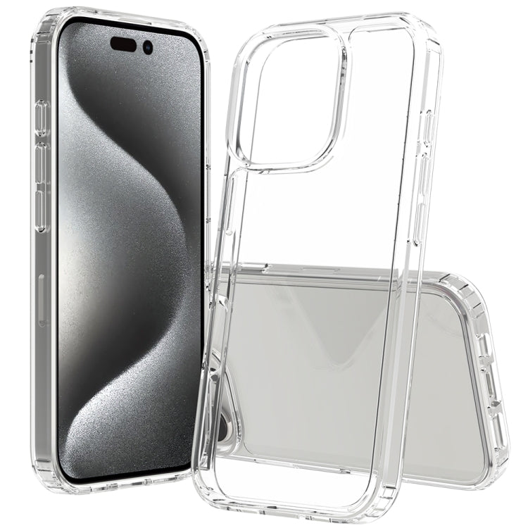 For iPhone 16 Pro Scratchproof Acrylic TPU Phone Case(Transparent) by buy2fix