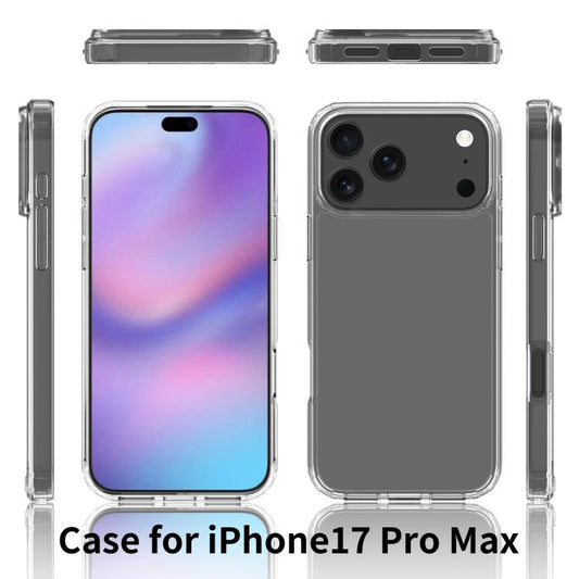 For iPhone 17 Pro Max Scratchproof Acrylic TPU Phone Case(Black) - iPhone 17 Pro Max Cases by buy2fix | Online Shopping UK | buy2fix