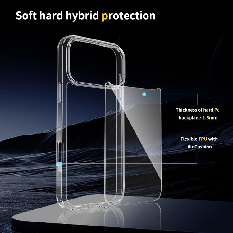 For iPhone 17 Pro Max Scratchproof Acrylic TPU Phone Case(Black) - iPhone 17 Pro Max Cases by buy2fix | Online Shopping UK | buy2fix
