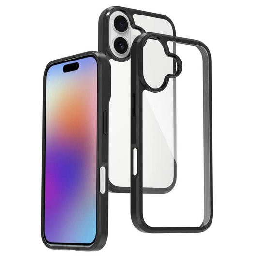 For iPhone 17 Scratchproof Acrylic TPU Phone Case(Black) - iPhone 17 Cases by buy2fix | Online Shopping UK | buy2fix