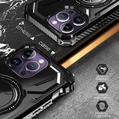 For iPhone 15 Pro Max Armor Series Holder Phone Case(Army Green) by buy2fix