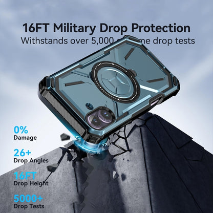 For iPhone 16 Armor Series Holder Phone Case(Army Green) by buy2fix