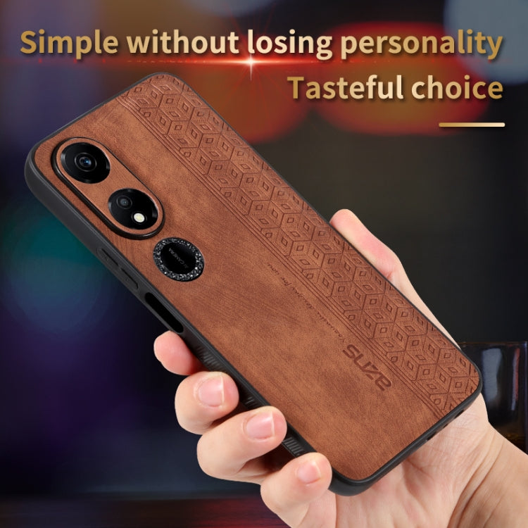 For Honor Play 40 AZNS 3D Embossed Skin Feel Phone Case(Black) - Honor Cases by AZNS | Online Shopping UK | buy2fix