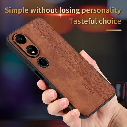 For Honor Play 40 AZNS 3D Embossed Skin Feel Phone Case(Black) - Honor Cases by AZNS | Online Shopping UK | buy2fix