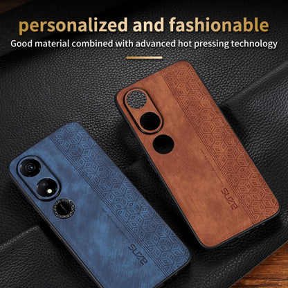 For Honor Play 40 AZNS 3D Embossed Skin Feel Phone Case(Black) - Honor Cases by AZNS | Online Shopping UK | buy2fix
