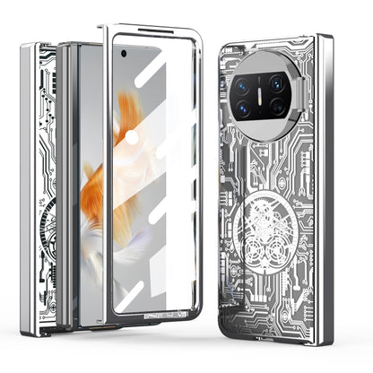 For Huawei Mate X3 Mechanical Legend Integrated Electroplating All-inclusive Phone Case(Silver) - Huawei Cases by buy2fix | Online Shopping UK | buy2fix