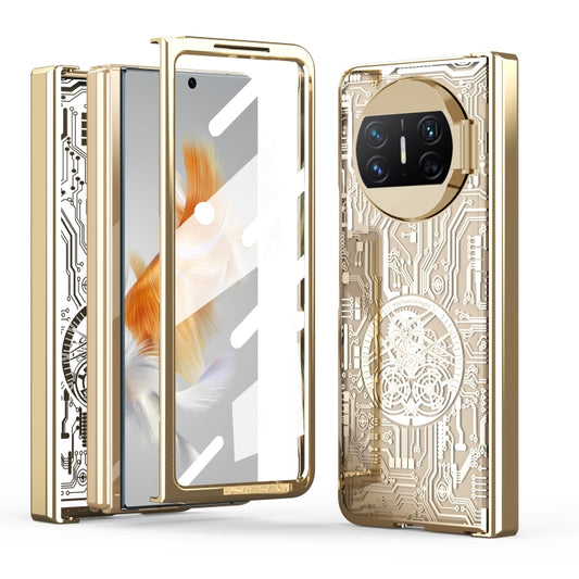 For Huawei Mate X3 Mechanical Legend Integrated Electroplating All-inclusive Phone Case(Champagne Gold) - Huawei Cases by buy2fix | Online Shopping UK | buy2fix
