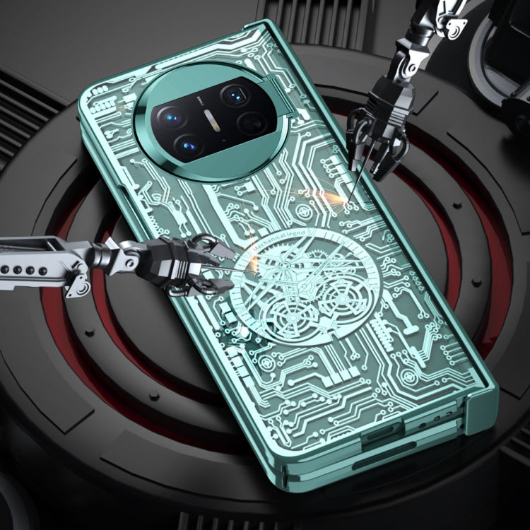 For Huawei Mate X3 Mechanical Legend Integrated Electroplating All-inclusive Phone Case(Champagne Gold) - Huawei Cases by buy2fix | Online Shopping UK | buy2fix