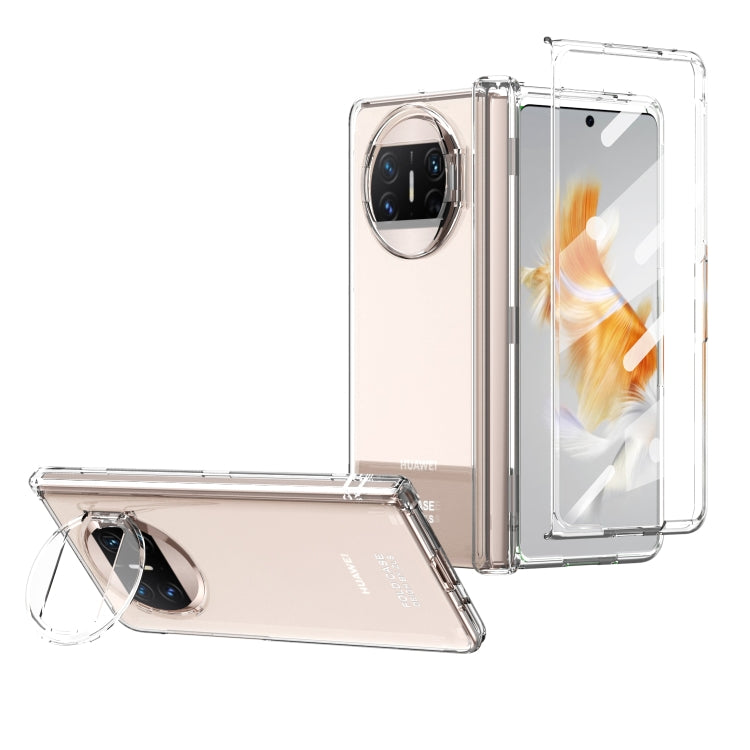 For Huawei Mate X3 Integrated Sub-plating Frame PC Phone Case(Transparent) - Huawei Cases by buy2fix | Online Shopping UK | buy2fix