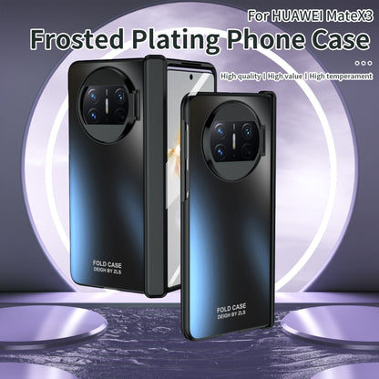 For Huawei Mate X3 Integrated Sub-plating Frame PC Phone Case(Purple) - Huawei Cases by buy2fix | Online Shopping UK | buy2fix