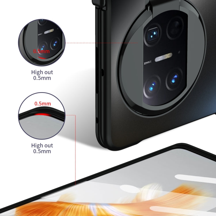 For Huawei Mate X3 Integrated Sub-plating Frame PC Phone Case(Transparent) - Huawei Cases by buy2fix | Online Shopping UK | buy2fix