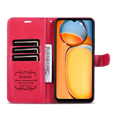 For Honor Play 50 / 50m 5G AZNS Sheepskin Texture Flip Leather Phone Case(Red) - Honor Cases by AZNS | Online Shopping UK | buy2fix