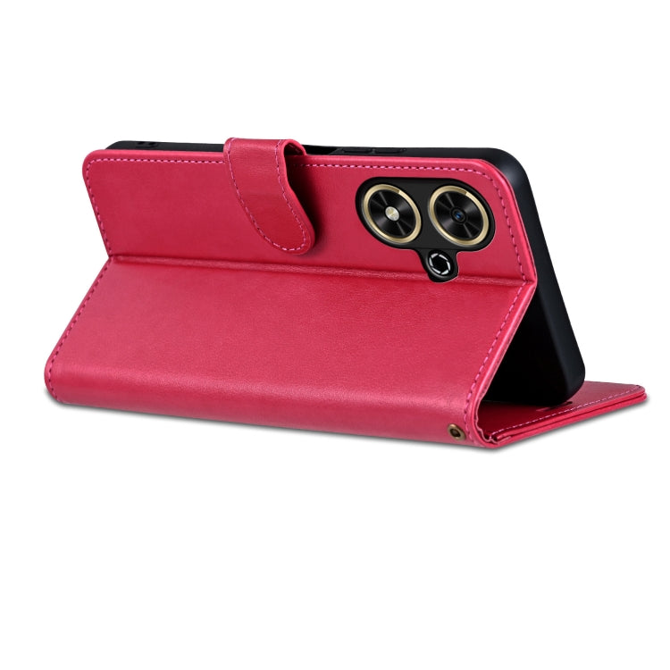 For Honor Play 50 / 50m 5G AZNS Sheepskin Texture Flip Leather Phone Case(Red) - Honor Cases by AZNS | Online Shopping UK | buy2fix