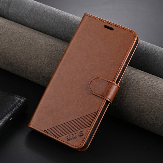 For Honor Play 50 / 50m 5G AZNS Sheepskin Texture Flip Leather Phone Case(Brown) - Honor Cases by AZNS | Online Shopping UK | buy2fix