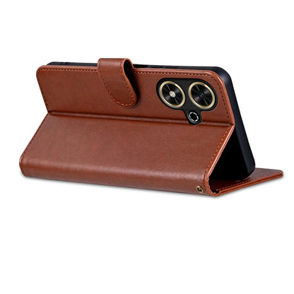 For Honor Play 50 / 50m 5G AZNS Sheepskin Texture Flip Leather Phone Case(Brown) - Honor Cases by AZNS | Online Shopping UK | buy2fix
