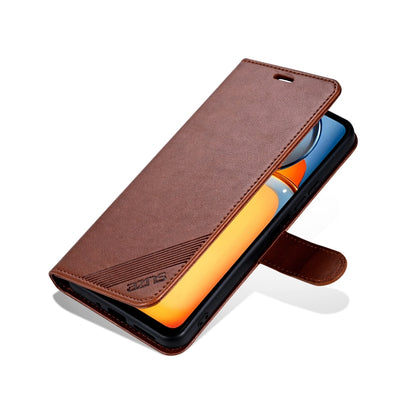 For Honor Play 60 Plus AZNS Sheepskin Texture Flip Leather Phone Case(Brown) - Honor Cases by AZNS | Online Shopping UK | buy2fix