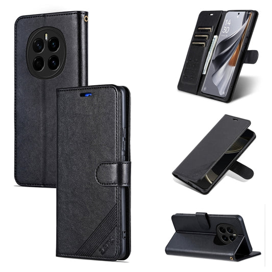 For Honor Magic7 AZNS Sheepskin Texture Flip Leather Phone Case(Black) - Honor Cases by AZNS | Online Shopping UK | buy2fix