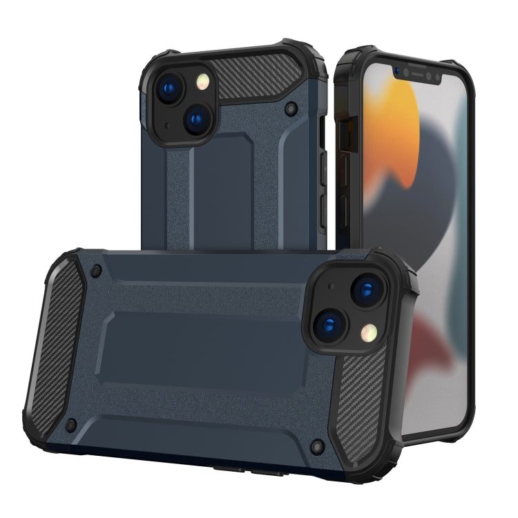 For iPhone 16 Pro Max Magic Armor TPU Phone Case(Navy Blue) by buy2fix