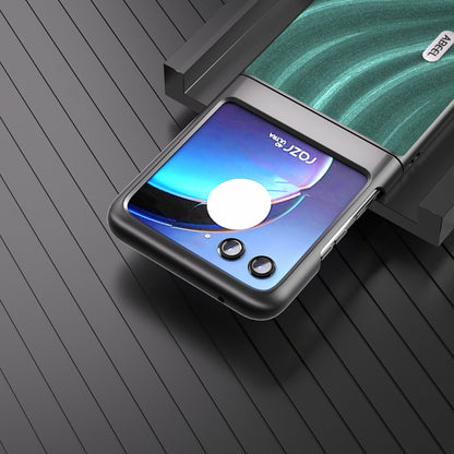 For Motorola Razr 40 Ultra ABEEL Galactic Pattern Protective Phone Case(Green) by buy2fix