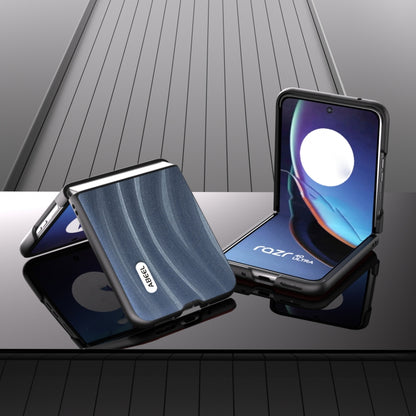 For Motorola Razr 40 Ultra ABEEL Galactic Pattern Protective Phone Case(Blue) by buy2fix