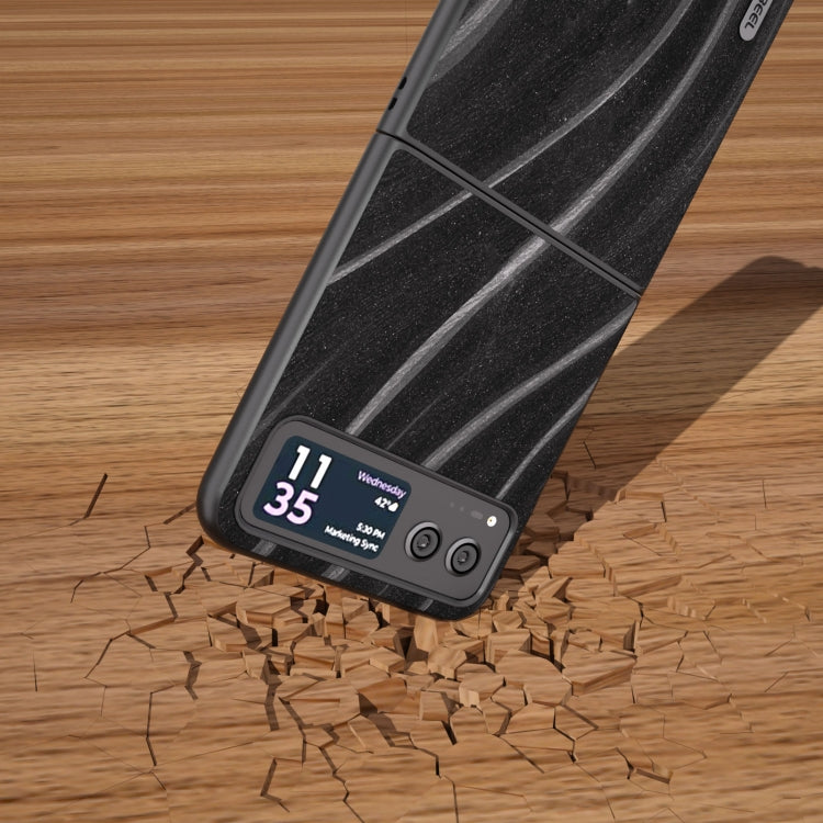 For Motorola Razr 40 ABEEL Galactic Pattern Protective Phone Case(Black) by buy2fix