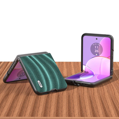 For Motorola Razr 40 ABEEL Galactic Pattern Protective Phone Case(Green) by buy2fix