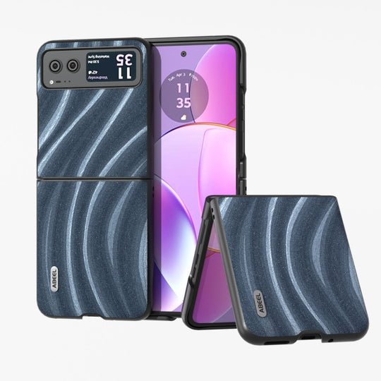 For Motorola Razr 40 ABEEL Galactic Pattern Protective Phone Case(Blue)