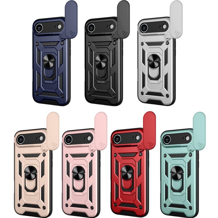 For iPhone Air Sliding Camera Cover Design TPU+PC Phone Case(Gold) - iPhone Air Cases by buy2fix | Online Shopping UK | buy2fix