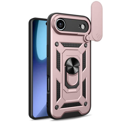 For iPhone Air Sliding Camera Cover Design TPU+PC Phone Case(Rose Gold) - iPhone Air Cases by buy2fix | Online Shopping UK | buy2fix