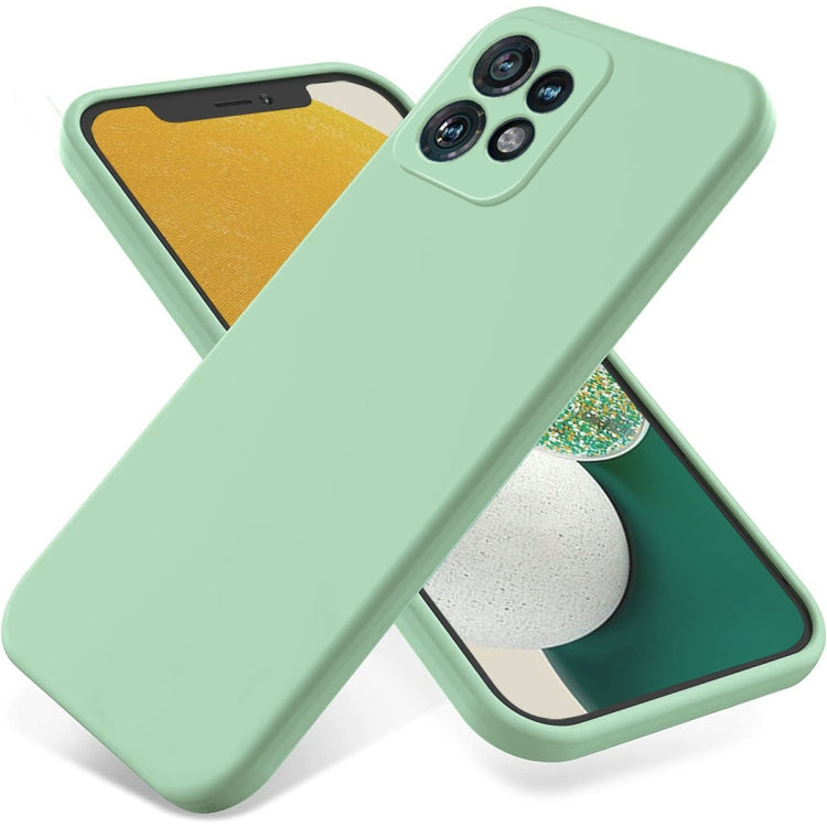 For Motorola Edge 40 Pro/Edge+ 2023/X40 Solid Color Liquid Silicone Dropproof Full Coverage Phone Case(Green) by buy2fix