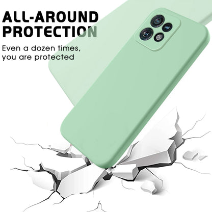 For Motorola Edge 40 Pro/Edge+ 2023/X40 Solid Color Liquid Silicone Dropproof Full Coverage Phone Case(Green) by buy2fix