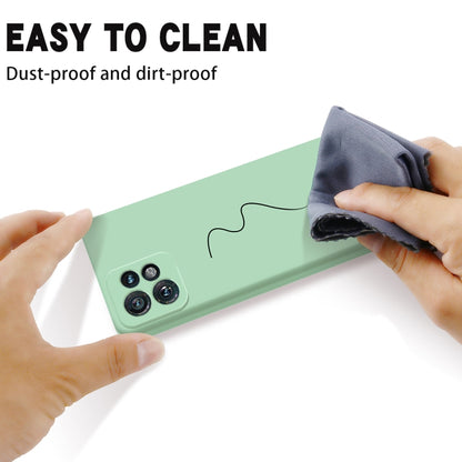 For Motorola Edge 40 Pro/Edge+ 2023/X40 Solid Color Liquid Silicone Dropproof Full Coverage Phone Case(Green) by buy2fix