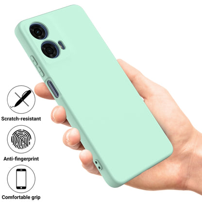 For Motorola Moto G04 / G24 Solid Color Liquid Silicone Dropproof Full Coverage Phone Case(Green) by buy2fix