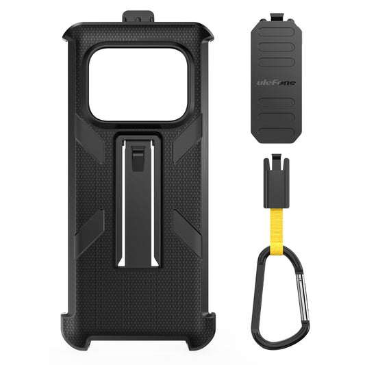 For Ulefone Armor 25T /  25T Pro Ulefone Back Clip Phone Case with Carabiner(Black) - Ulefone Cases by Ulefone | Online Shopping UK | buy2fix