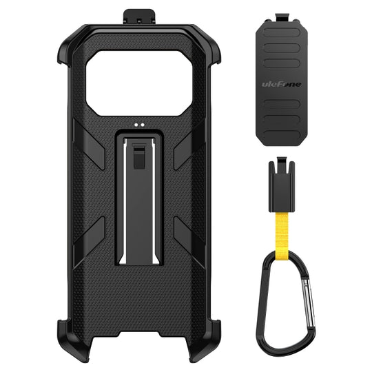 For Ulefone Armor 27T Pro+ / 27 Pro / 27T Pro Ulefone Back Clip Phone Case with Carabiner(Black)