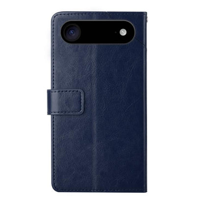For iPhone Air HT01 Y-shaped Pattern Flip Leather Phone Case(Blue) - iPhone Air Cases by buy2fix | Online Shopping UK | buy2fix