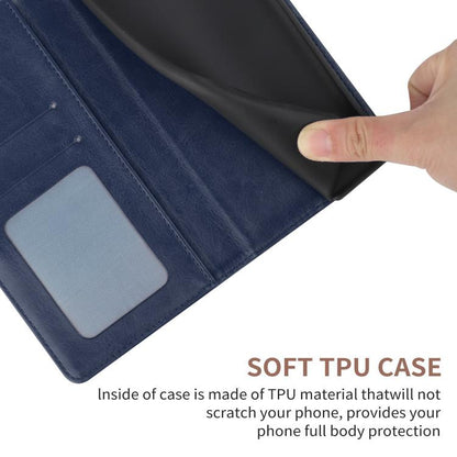 For iPhone Air HT01 Y-shaped Pattern Flip Leather Phone Case(Blue) - iPhone Air Cases by buy2fix | Online Shopping UK | buy2fix