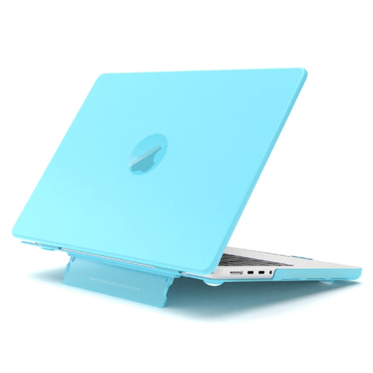 For Macbook Air 15.3 A3114 / M4 A3241 Frosted Translucent Laptop Protective Case(Blue) - MacBook Air Cases by buy2fix | Online Shopping UK | buy2fix